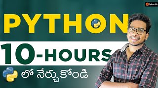 Python 10 hours In Telugu For Beginners [upl. by Allain327]