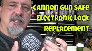 Cannon Gun Safe New NL Lock and Keypad Replacement  Part 2 [upl. by Sansen150]