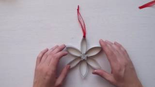 TutorialEstrella con rollos de papel higiénico [upl. by Yrahca]