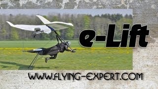 eLIFT hang glider electric propulsion system from electricsports [upl. by Cheney]