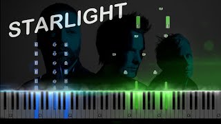 Muse  Starlight Piano Tutorial [upl. by Grishilda]