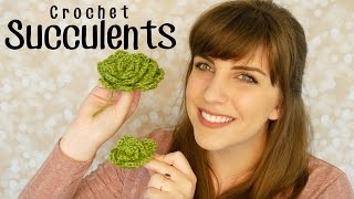 How to Crochet a Succulent  any size [upl. by Gabrila]