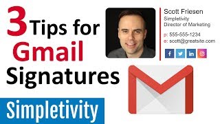 3 Ways to Make an Amazing Signature in Gmail Email Tips [upl. by Oretna]