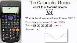 How To Find The Modulus On A Calculator  Abs or Absolute function  Casio fx83GT fx85GT PLUS [upl. by Ayanaj]