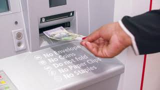 Scotia ATM  How to make a deposit [upl. by Desdamonna288]