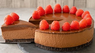 How to Make No Bake Chocolate Cheesecake [upl. by Nebuer]