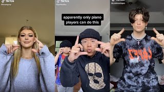 Only piano players can do this CHALLENGE  TIKTOK COMPILATION 2020 [upl. by Thorman]