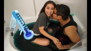 HILARIOUS ICE BATH CHALLENGE [upl. by Anitnatsnoc851]