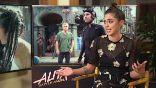 Rosa Salazar Interview  Alita Battle Angel [upl. by Airalav115]