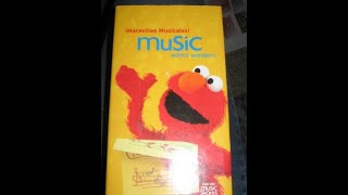 Sesame Street Music Works WondersMaravillas Musicales 2001 VHS [upl. by Bremble]