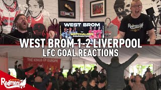 OHHHH ALISSON BECKER ALLEZ  WEST BROM 12 LIVERPOOL  LFC GOAL REACTIONS [upl. by Naaitsirhc]