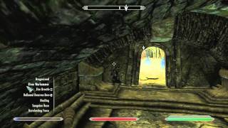 SKYRIM How To Kill Morokei Boss In Labyrinthian Commentary  Tutorial [upl. by Ayinat]