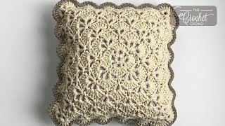 How to Crochet Easy From the Middle Decorative Pillow [upl. by Shipp]