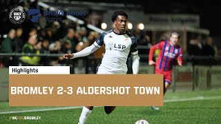 Highlights Bromley 23 Aldershot Town [upl. by Eciral]