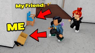 Trolling as FAKE PROPS with my FRIEND in Murder Mystery 2 Roblox Movie [upl. by Noved]