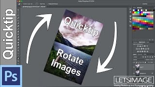 Photoshop Quick Tip How to Rotate a Selection or an Image  Photoshop Tutorial [upl. by Onitsuaf]