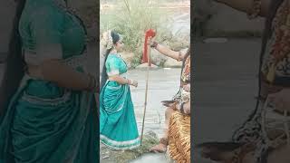 Haridwar ghuma de o bhole Shiv Parvati short video [upl. by Acireed]