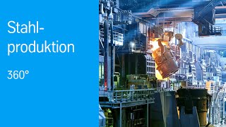 Stahlproduktion  Animation 360°  thyssenkrupp Steel [upl. by Notyep]