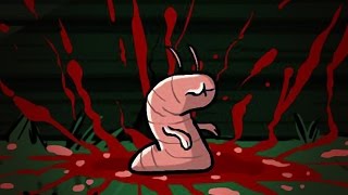 BLOODY BRUTAL FUN  The Visitor  Flash Animation Game [upl. by Ronyar929]