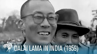 Dalai Lama In India 1959  British Pathé [upl. by Howey]