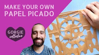 How to Make Papel Picado  Easy Craft Tutorial [upl. by Lamrert]