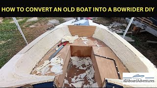 Boat conversion into Bowrider [upl. by Enelie265]