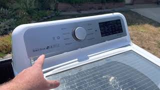 LG Washer WT7200CW top panel removal [upl. by Wendall]