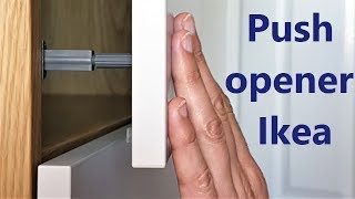 Push open door Ikea  installation [upl. by Metcalf]