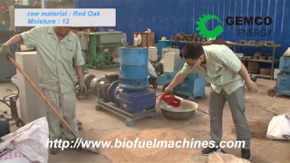 GEMCO Biomass Small Pellet Mill Make Your Own Fuel Pellets At Home [upl. by Mail]