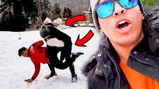 TROLLING YOUTUBERS IN MANALI [upl. by Atiuqcaj]