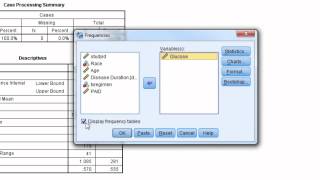 SPSS Video 8 Calculating the Standard Error Of The Mean In SPSS [upl. by Adila641]