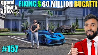 REPAIRED amp DELIVER CRASHED BUGATTI TO LIBERTY CITY  GTA V TECHNO GAMERZ GAMEPLAY 157 [upl. by Ramu]