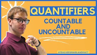 Quantifiers  Countable and Uncountable Nouns [upl. by Eirrod853]