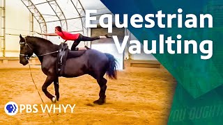 Saddle Up Equestrian Vaulters Perform Gymnastics on Horseback  You Oughta Know 2021 [upl. by Gretel]