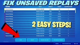 Replay mode Fix for ps4 amp PC  Fortnite [upl. by Kentiggerma]