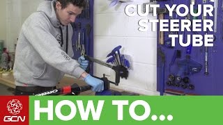 How To Cut A Road Bike Steerer Tube [upl. by Iams]