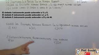 22 SIGNIFICADO DE LA POSICION EN LOS NUMEROS ROMANOS 6º GRADO [upl. by Aliuqa]