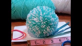 4inch pompom using folded paper [upl. by Berg]