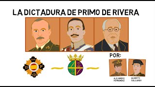 La Dictadura de Primo de Rivera 1923  1930 [upl. by Cerelia322]