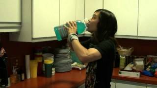 128oz  Gallon Gatorade Chug in 37 Seconds [upl. by Eipper]