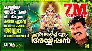 അമ്പിളിപ്പൂവല്ലേ അയ്യപ്പൻ  Kalabhavan Mani Ayyappa Devotional Songs  Ayyappa Audio Songs [upl. by English]