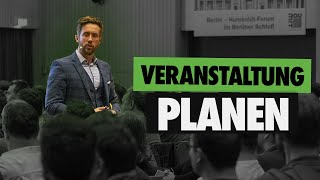 So planst du VERANSTALTUNGEN  Deine RICHTIGE Eventplanung [upl. by Jae]