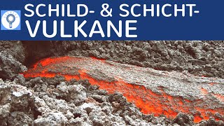 Schildvulkane amp Schichtvulkane Stratovulkane  Vergleich amp Zusammenfassung [upl. by Hsatan154]