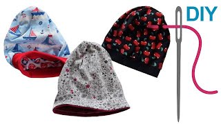 Beanie nähen für Anfänger – DIY Mütze quotDanielaquot [upl. by Brewer]