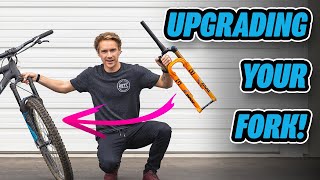 How To Upgrade Your Mountain Bike Fork Every Detail To Consider [upl. by Rumney952]