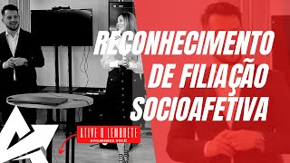 DIREITO DE FAMÍLIA Reconhecimento de filiação socioafetiva [upl. by Darton102]