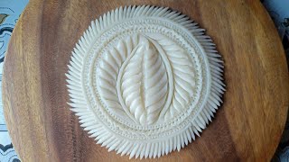 How To Make Full Pitha Design  Nokshi Pitha Design 144  Khadija Cooking House [upl. by Ahsinrev774]