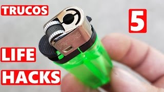 Cómo Hacer 5 Trucos o Life Hacks con Mecheros [upl. by Mercola]