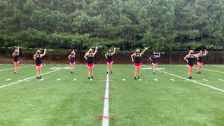 University of Georgia Majorettes and Feature Twirler 2020 [upl. by Alexio]