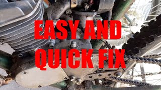 How To Fix A Clutch That Doesnt Disengage  Motorized Bike [upl. by Atalee571]